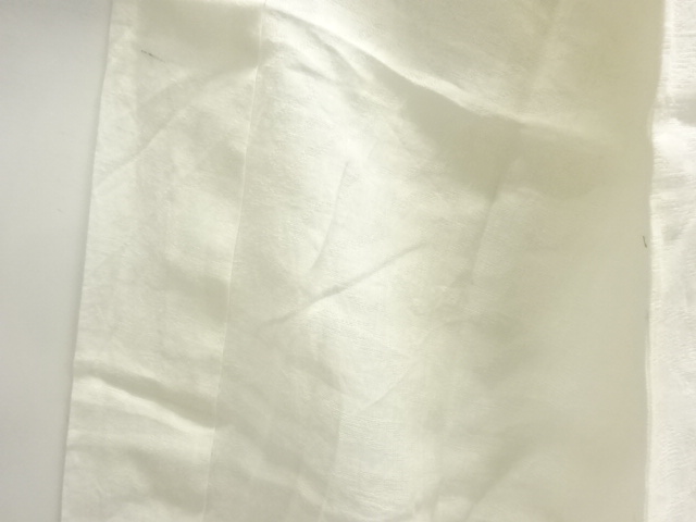  アンティーク　本麻すかし織抽象模様長襦袢